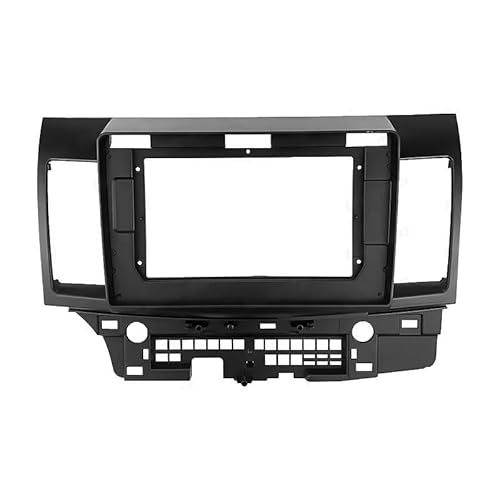 HJLHUIDM Auto Ersatz 10.1 Zoll Autoradio DVD Gps MP5 Kunststoff Faszien Panel Rahmen Dash Mount Kit Kompatibel mit Lancer Evolution 2010+ Auto Innenraum von HJLHUIDM