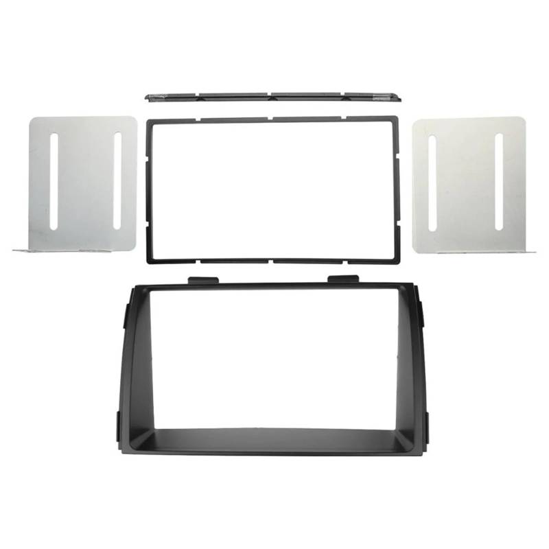 HJLHUIDM Auto Ersatz 2 Din Auto Refitting DVD Radio Radioblende Rahmen Kompatibel mit Sorento 2010-2012 Armaturenbrett Installation Mount Frame Panel Trim Kit Car Interior von HJLHUIDM