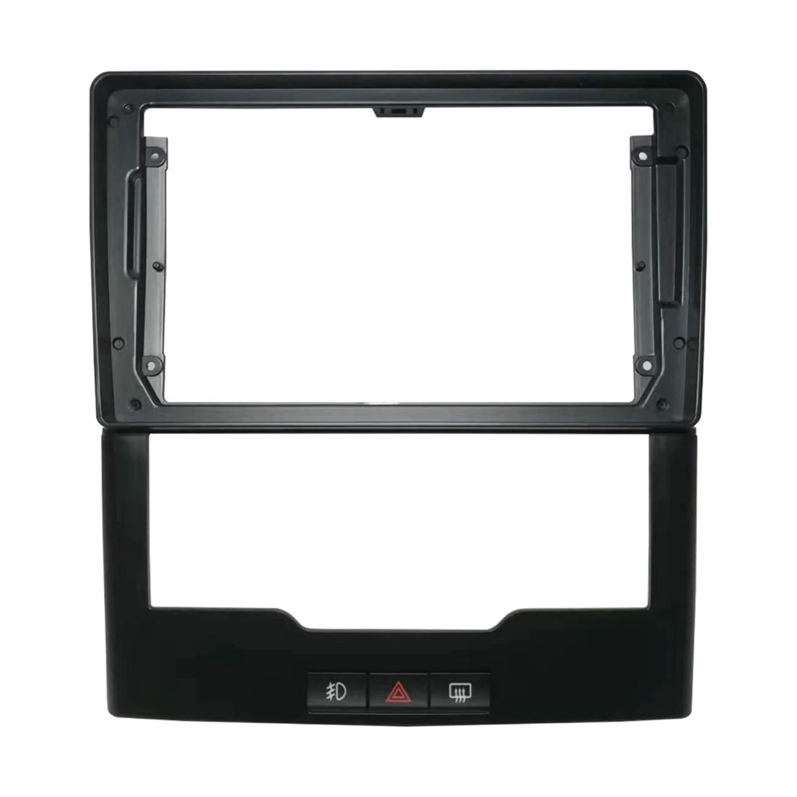 HJLHUIDM Auto Ersatz 9 Zoll Auto DVD Stereo 2 Din Radio Rahmen Adaptar Radioblende Autoradio Panel Kompatibel mit Kia Pride 2019 Autoradio Panel Auto Innenraum von HJLHUIDM