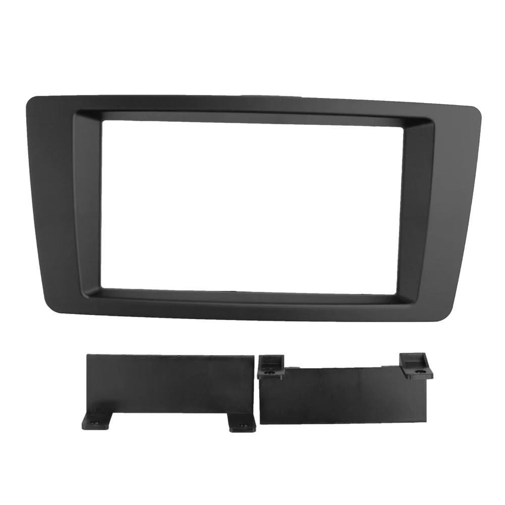 HJLHUIDM Auto Ersatz Autoradio DVD Radioblende kompatibel mit Octavia 2004-2013 Laura/Yeti Stereo Installieren Dash Trim Holder Surround Refit Frame Kit Car Interior von HJLHUIDM