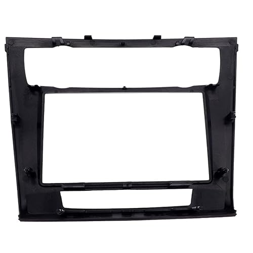 HJLHUIDM Auto Ersatz Doppel 2 Din Auto Audio Radio Rahmen Blende Kompatibel mit 1er Serie E81 2007 DVD Player Stereo Refitting Panel Installation Blende Trim Auto Innenraum von HJLHUIDM