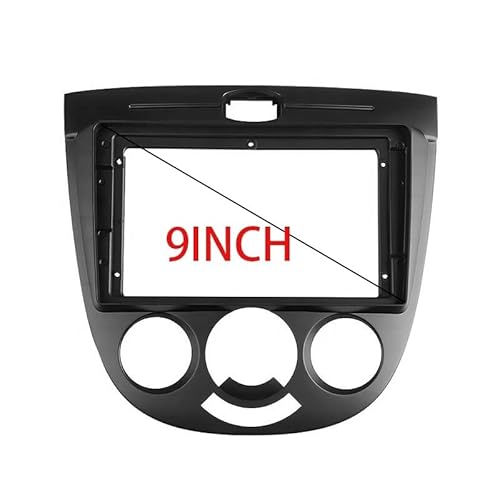 HJLHUIDM Auto-Ersatz-Rahmenadapter, kompatibel mit Lacetti Schrägheck 2004–2008, Android-Radio, Armaturenbrett-Blende, 2003–2008, Auto-Innenraum (MT AC-Rahmen) von HJLHUIDM