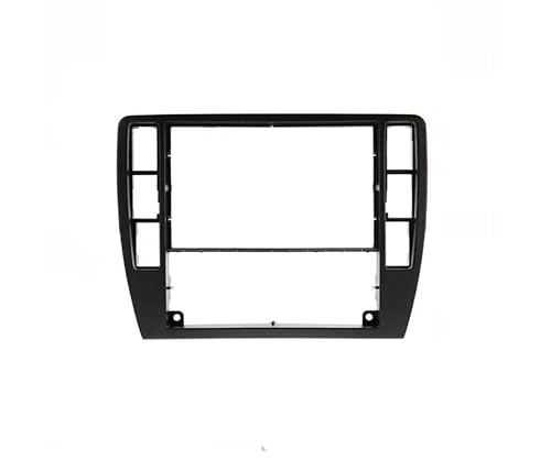 HJLHUIDM Auto-Ersatz-Zentral-Radio-Mittelkonsole, Blende, kompatibel mit Passat B5 2001–2005, Instrumentententafel, Mitteldekorrahmen, Auto-Innenraum von HJLHUIDM