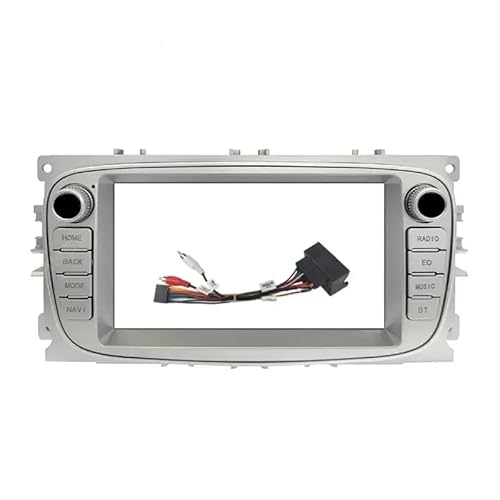 HJLHUIDM Autoradio-Rahmen, 17,8 cm (7 Zoll) Radioblende, Android-Audio-Armaturenbrett-Set, kompatibel mit Galaxy II C-Max Mondeo 2007–2011, Auto-Innenraum (Rahmenkabel) von HJLHUIDM