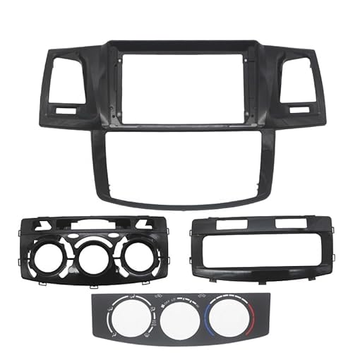 HJLHUIDM Autoradio-Rahmen-Set, 22,9 cm (9 Zoll), kompatibel mit Fortuner Hilux SW4 2005–2015, Auto-Stereo-Mittelkonsolen-Halterung, Blende, Auto-Innenraum (für 2008–2015) von HJLHUIDM