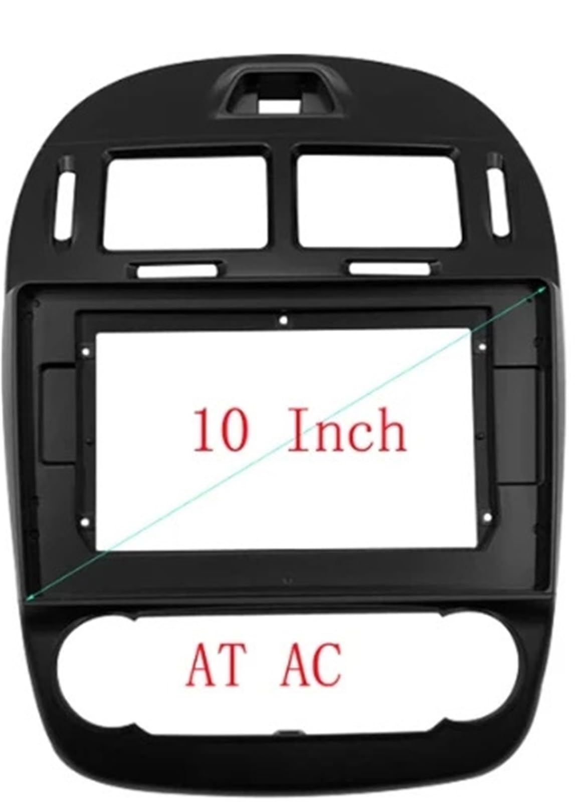 HJLHUIDM Autoradioblende für DVD, GPS, MP5, 25,7 cm, kompatibel mit Cerato 2017 Armaturenbrett-Halterungs-Set, Auto-Innenraum (AT-Rahmen) von HJLHUIDM