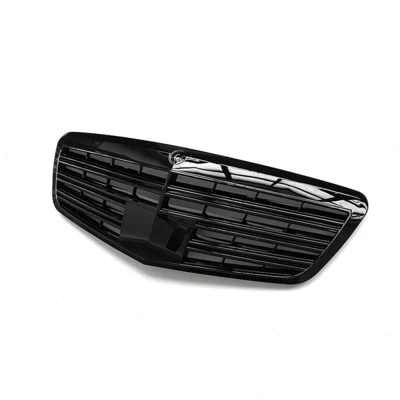 ABS-Frontmaskengitter-Stoßstangengrill für Mercedes-Benz S-Klasse W221 S350 S400 S450 S500 S550 S600 S65 2009-2013, Mittelgitter-Tuning,Black von HJLJCZ