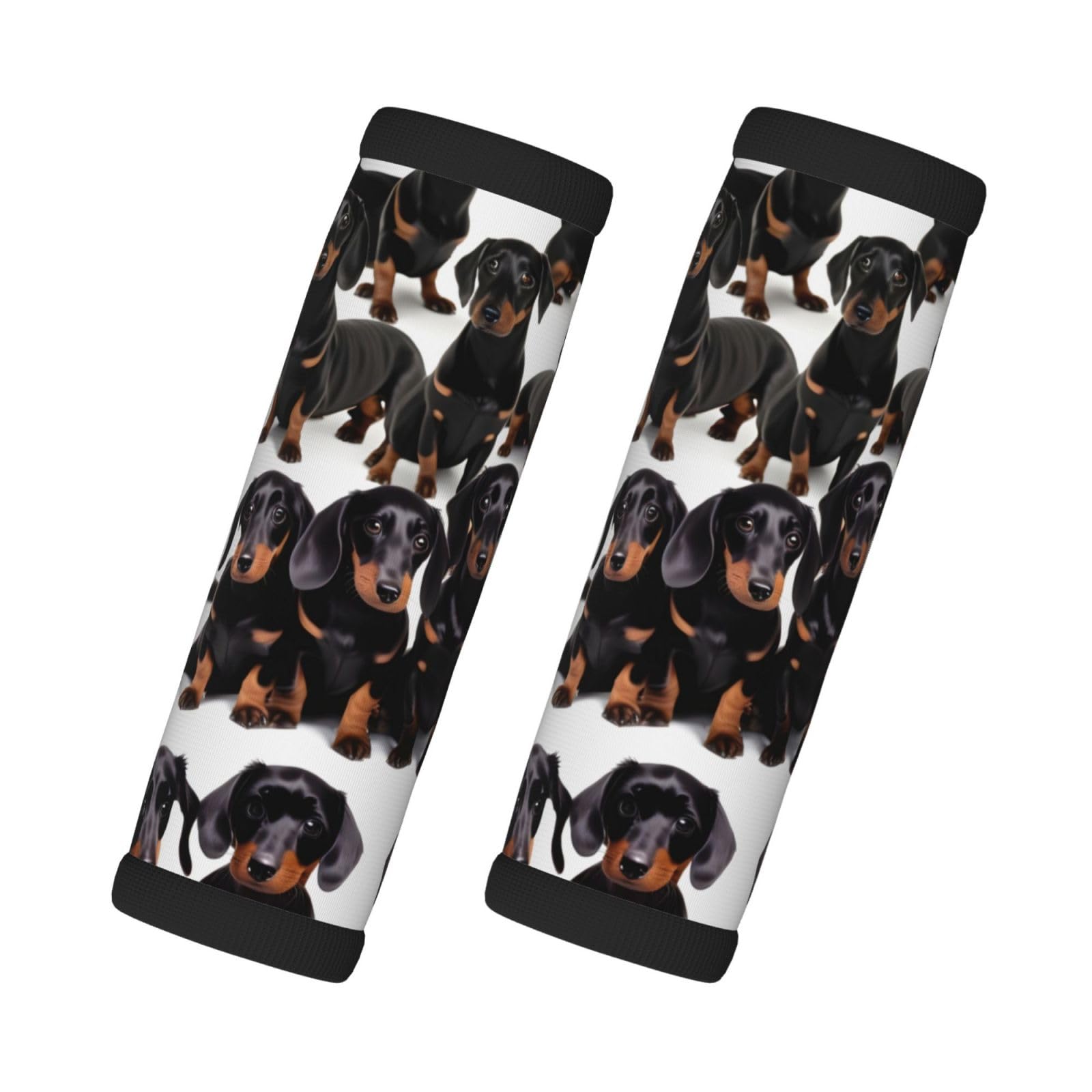 Dachshund Weiner Gepäcktasche für Haustiere, Gepäck, Zughandschuhe, für Gepäckkoffer und Reisekoffer, Gepäckkoffer von HJLUUFT