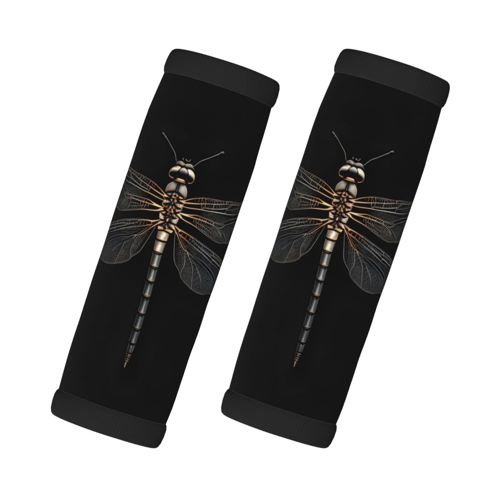 Dragonfly Gepäckgrifftasche, Gepäckzughandschuhe, für Gepäckkoffer und Reisekoffer, Schwarz von HJLUUFT