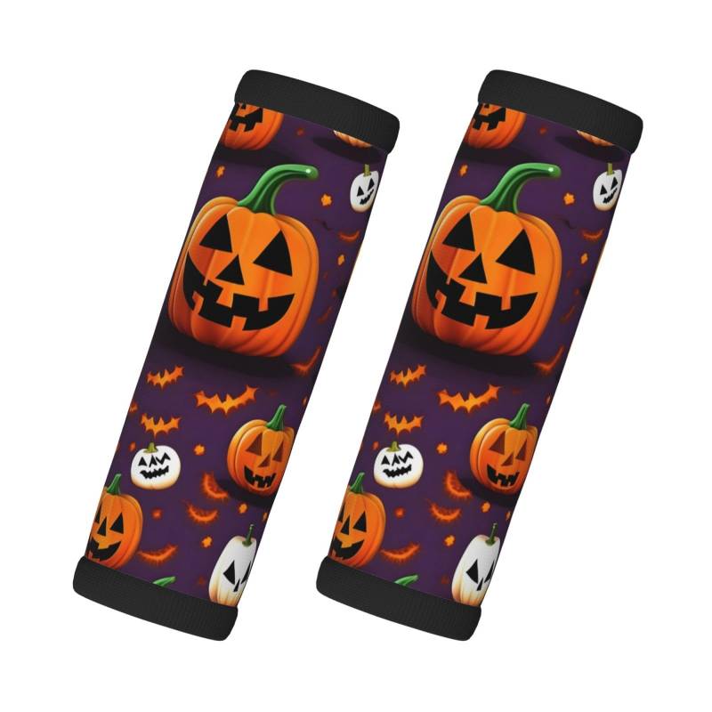 Happy-Halloween-Day Trick-or-Treat-Gepäck-Grifftasche, Gepäckzug-Handschuhe, für Gepäckkoffer und Reisekoffer, Gepäckkoffer von HJLUUFT