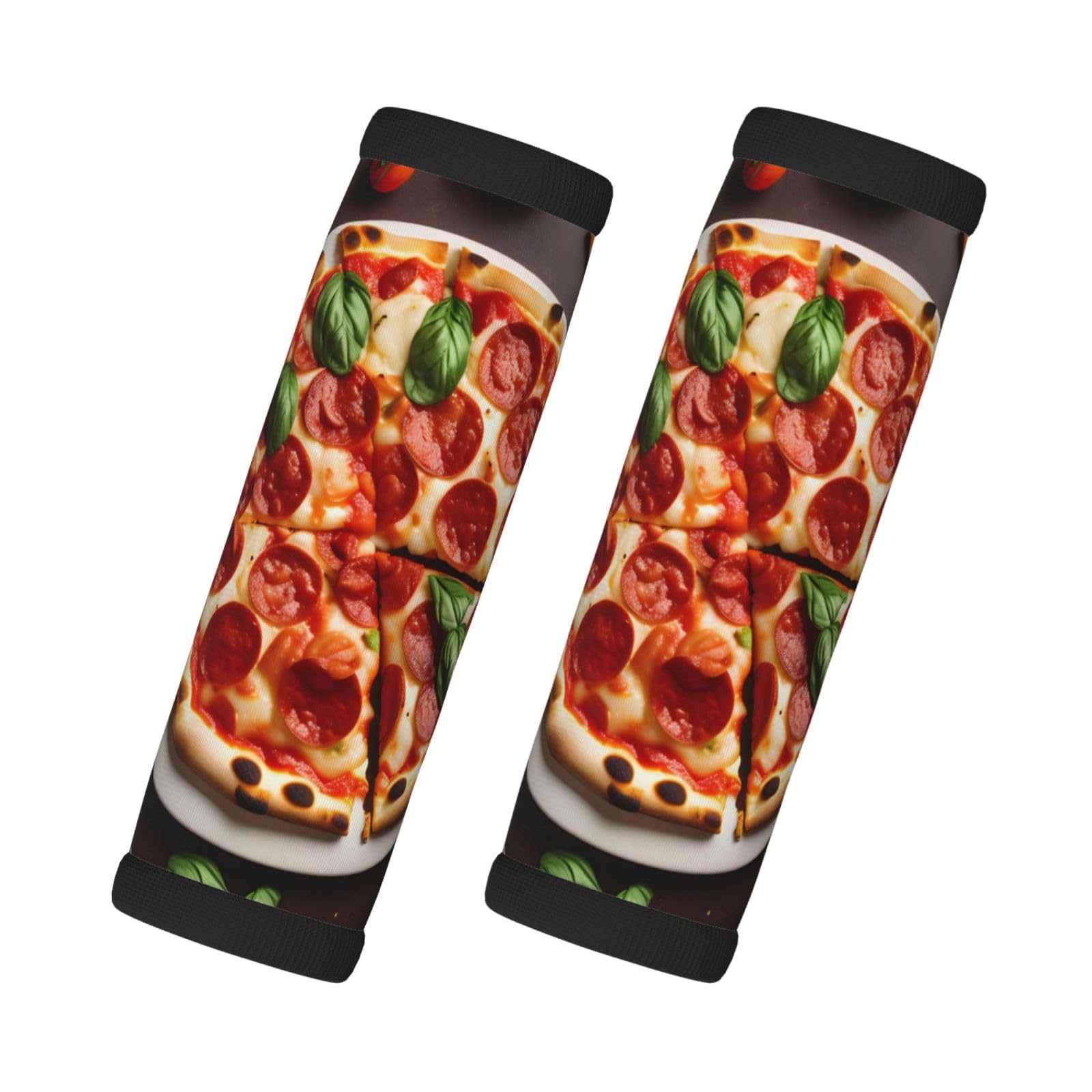 Pizza FoodLuggage Handle Bag,Luggage Pull Gloves,for Button Handle Luggage Case and Travel Suitcase Luggage Case von HJLUUFT