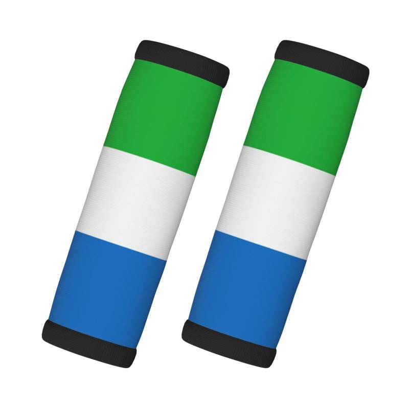 Sierra Leone Flagge, Gepäckgrifftasche, Gepäckzughandschuhe, für Gepäckkoffer und Reisekoffer, Gepäckkoffer von HJLUUFT