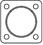 Hjs Dichtung, Abgasrohr [Hersteller-Nr. 83212914] für Citroën, Fiat, Peugeot von HJS