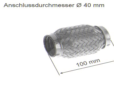 Hjs Flexrohr, Abgasanlage [Hersteller-Nr. 83008548] für Fiat, Kia von HJS