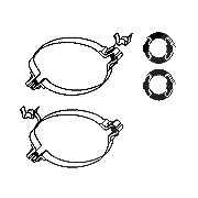 Hjs Halter, Schalldämpfer [Hersteller-Nr. 82122839] für BMW von HJS