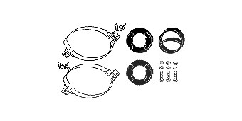 Hjs Montagesatz, Abgasanlage [Hersteller-Nr. 82122150] für BMW von HJS