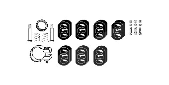 Hjs Montagesatz, Abgasanlage [Hersteller-Nr. 82141778] für Opel von HJS