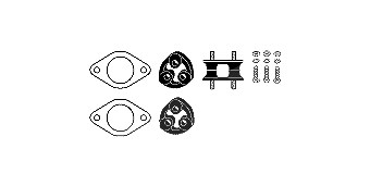 Hjs Montagesatz, Abgasanlage [Hersteller-Nr. 82142701] für Opel von HJS