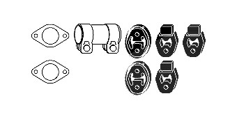 Hjs Montagesatz, Abgasanlage [Hersteller-Nr. 82156479] für Ford von HJS