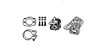 Hjs Montagesatz, Abgasanlage [Hersteller-Nr. 82234391] für Renault von HJS