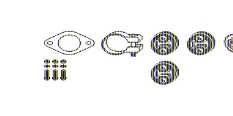 Hjs Montagesatz, Abgasanlage [Hersteller-Nr. 82323570] für Fiat von HJS