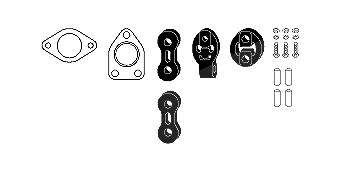 Hjs Montagesatz, Abgasanlage [Hersteller-Nr. 82457832] für Mitsubishi von HJS