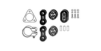 Hjs Montagesatz, Abgasanlage [Hersteller-Nr. 82358130] für Volvo von HJS