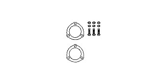 Hjs Montagesatz, Katalysator [Hersteller-Nr. 82112287] für Audi, Seat, Skoda, VW von HJS