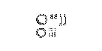 Hjs Montagesatz, Katalysator [Hersteller-Nr. 82326928] für Citroën, Fiat, Peugeot von HJS