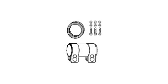 Hjs Montagesatz, Katalysator [Hersteller-Nr. 82112200] für Seat, VW von HJS