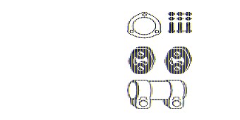 Hjs Montagesatz, Katalysator [Hersteller-Nr. 82113263] für Seat, Skoda, VW von HJS