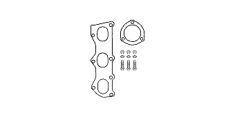 Hjs Montagesatz, Katalysator [Hersteller-Nr. 82113286] für Seat, Skoda, VW von HJS