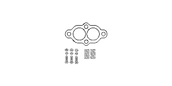 Hjs Montagesatz, Katalysator [Hersteller-Nr. 82122156] für BMW von HJS