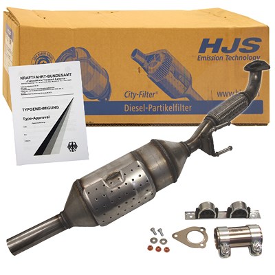 Hjs Nachrüstsatz, Katalysator/Rußpartikelfilter (Kombi [Hersteller-Nr. 93112011] für Audi, Seat, Skoda, VW von HJS