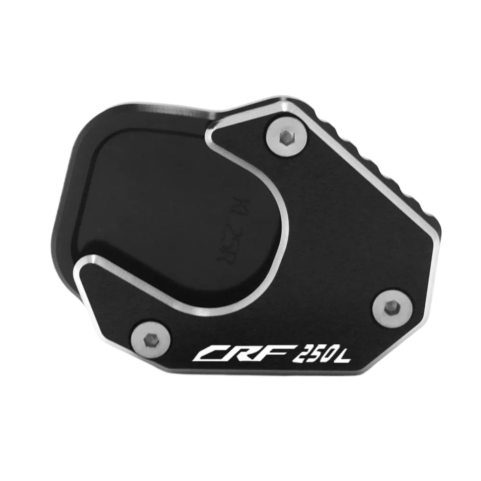 Alloy Stützfuß Fußseitenständer Für CRF 250 RALLY CRF250L 2017-2023 Motorrad Kickstand Fuß Seite Stehen Verlängerung Pad Unterstützung Platte Vergrößern Stehen Motorrad Fußhalterung Ständerpolster(2) von HJTEDHE