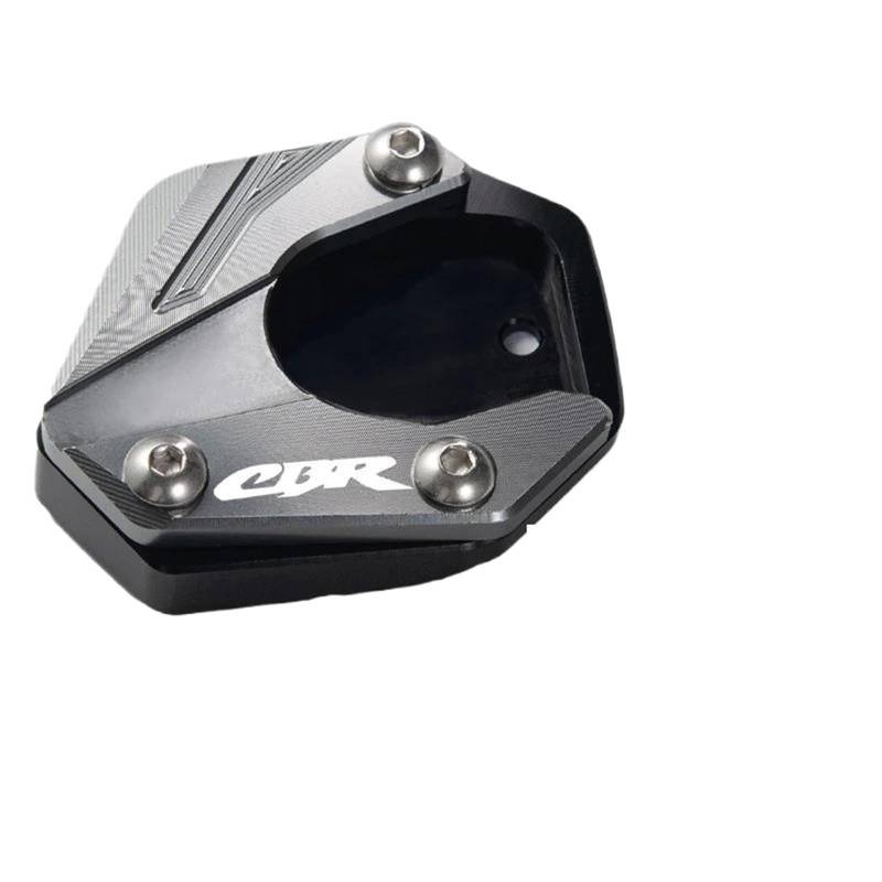 HJTEDHE Alloy Stützfuß Fußseitenständer Für CBR650R CBR650F CBR500R 2013-2024 Motorrad Reifen Ventilkappe Ständer Fußvergrößerer Seitenständerverlängerung Motorrad Fußhalterung Ständerpolster(5) von HJTEDHE