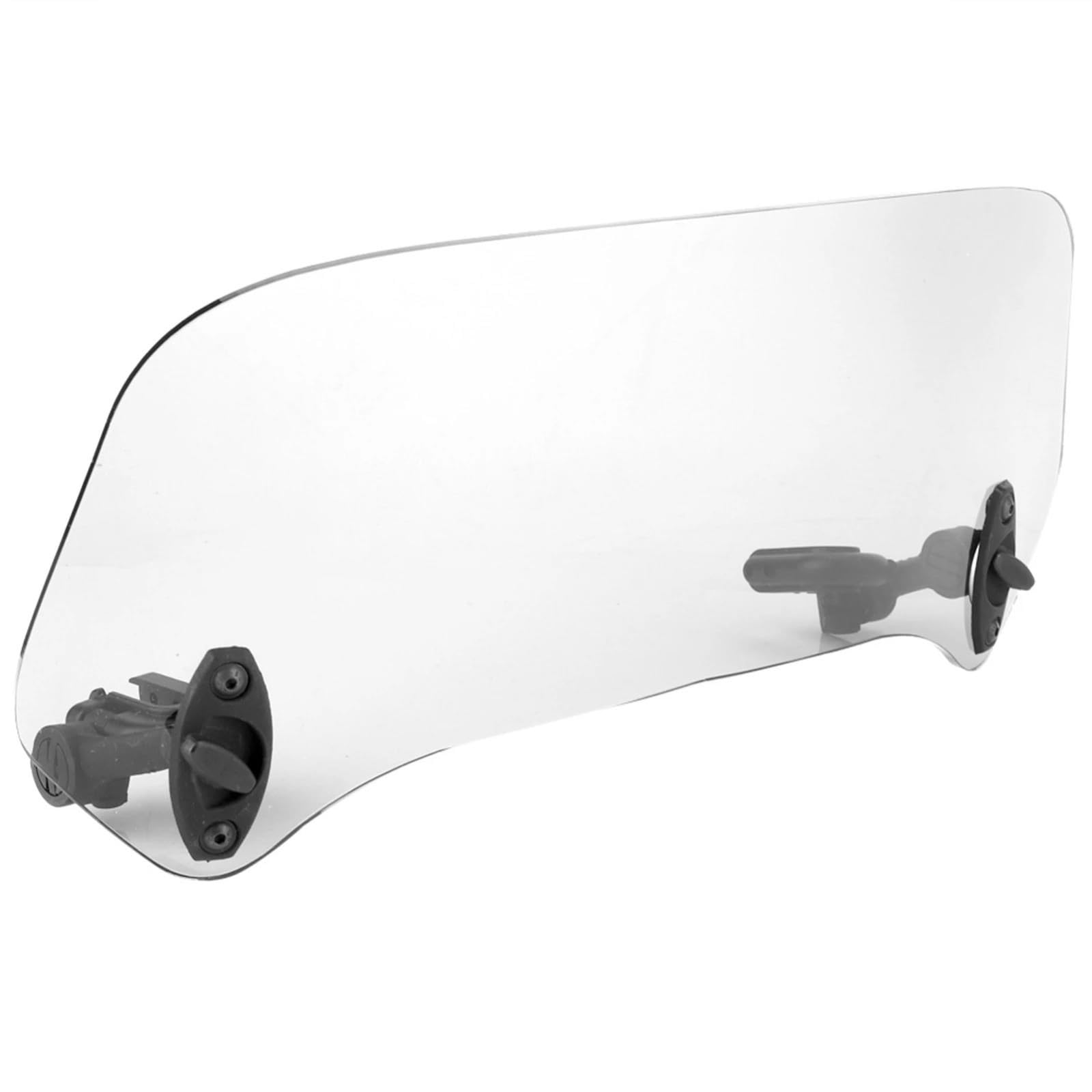 HJTEDHE Frontscheibe Motorrad Modifizierte Windschutzscheibe Spoiler Deflektor Kunststoff Windschutzscheibe Motorradzubehör Transparent Geräuchert Windabweiser Motorrad(2) von HJTEDHE