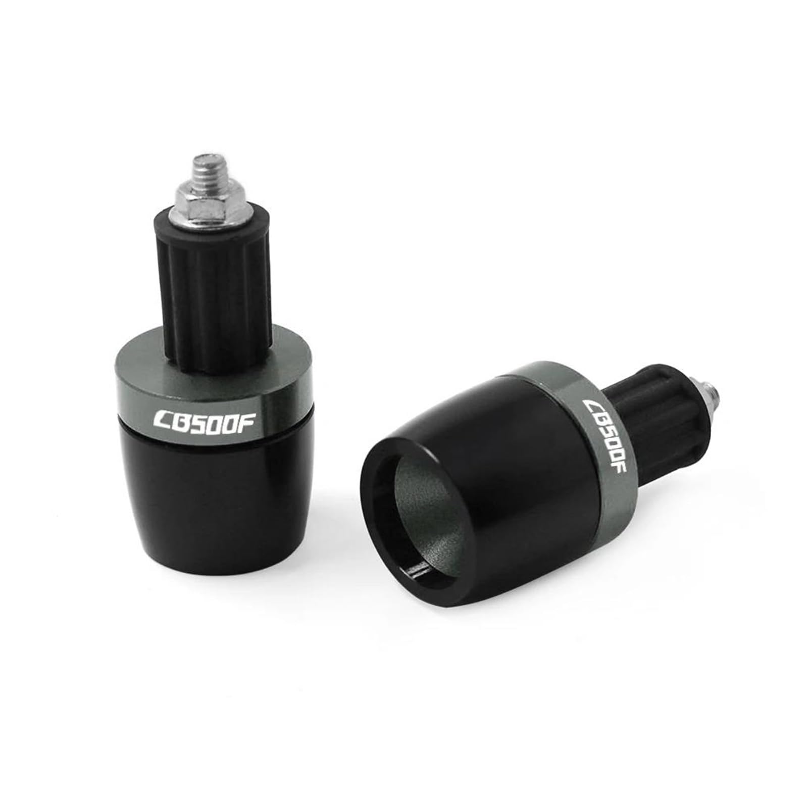 HJTEDHE Lenker-Endkappen Motorrad 7/8 "Lenker Griffe Enden Griff Bar Universal Gegengewicht Kappe Stecker Slider Abdeckung Für CB500F Griff Endkappen(1) von HJTEDHE