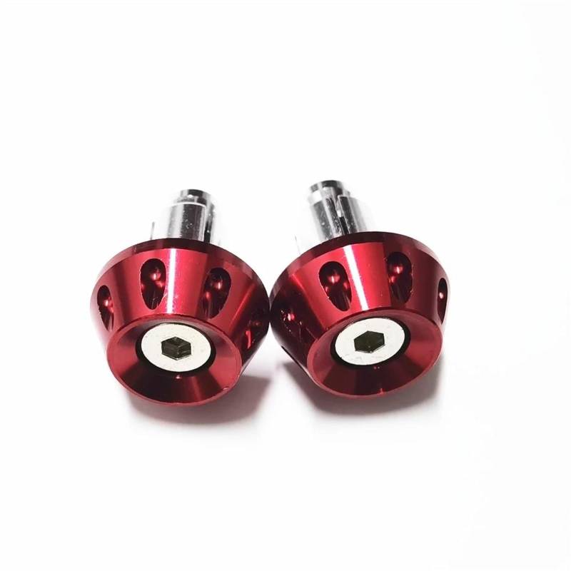 HJTEDHE Motorrad Lenker Endstopfen Universal 7/8 "22mm Motorrad Lenker Griffe Bar End Plugs CNC Aluminium Legierung Griff Bars Grip Kappe Stecker Slider Anti Vibrations Lenker Endstopfen(6) von HJTEDHE