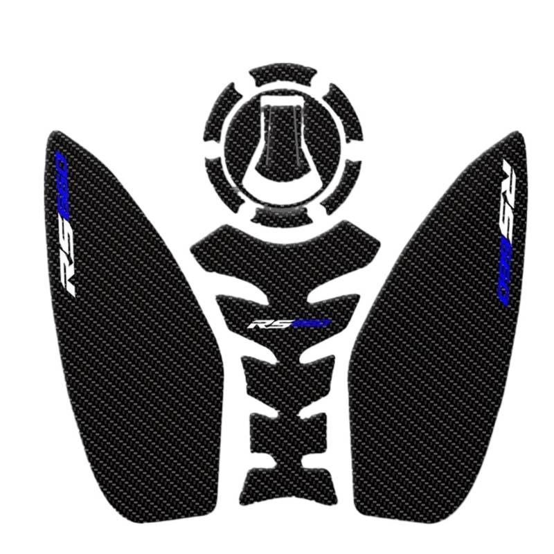 HJTEDHE Motorcycle Tankpad Carbon Fiber Texture Transparente Aufkleber 3D Motorrad Tank Pad Aufkleber Für Aprilia Für RS660 2023-2020 2022 2021 Tankpad Motorrad Lackschutz Aufkleber(9) von HJTEDHE