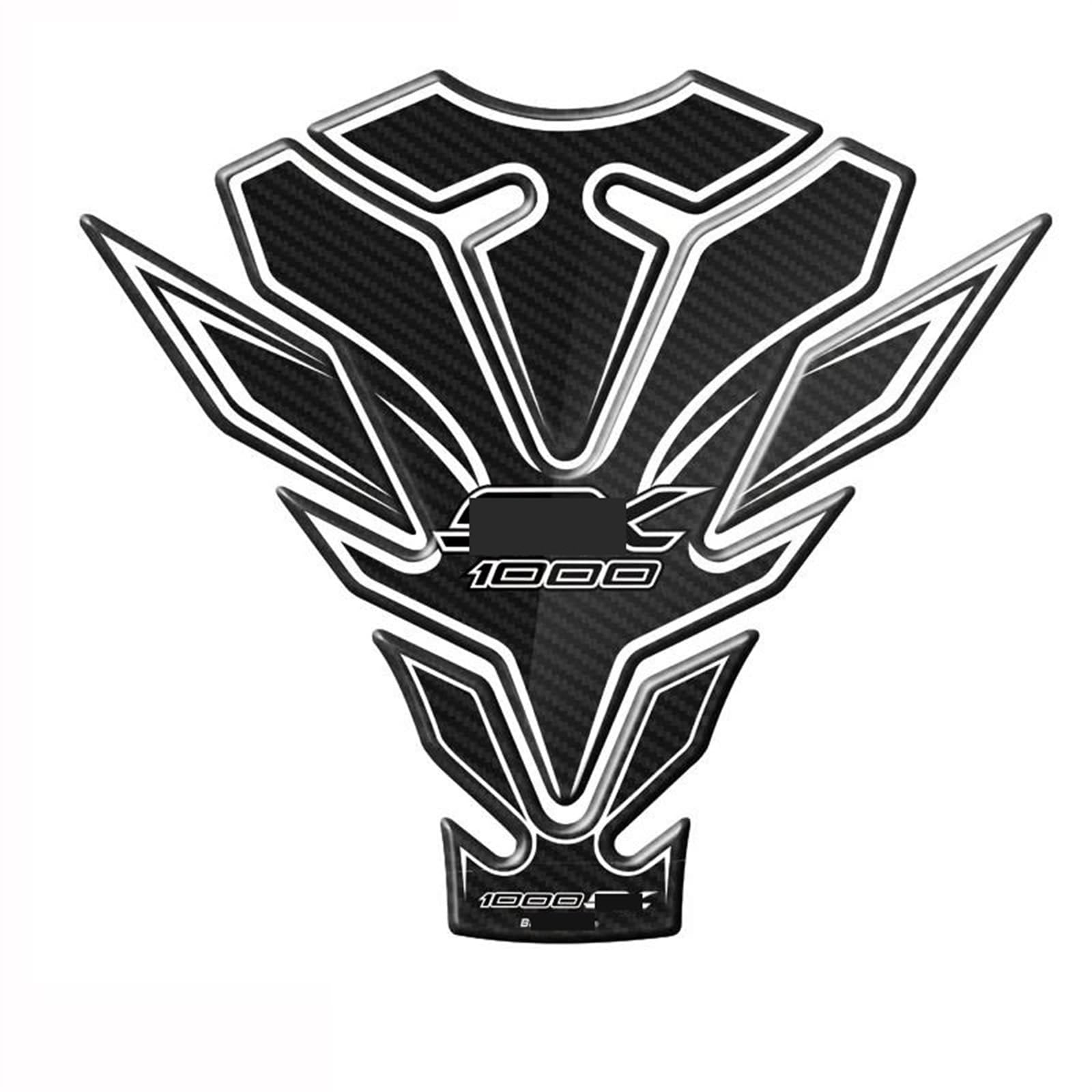 HJTEDHE Motorcycle Tankpad Fishbone Schutzaufkleber Motorrad 3D Aufkleber Aufkleber Emblem Schutz Tank Pad Cas Für Kawasaki Für Z1000SX 2017 2018 Tankpad Motorrad Lackschutz Aufkleber(3) von HJTEDHE