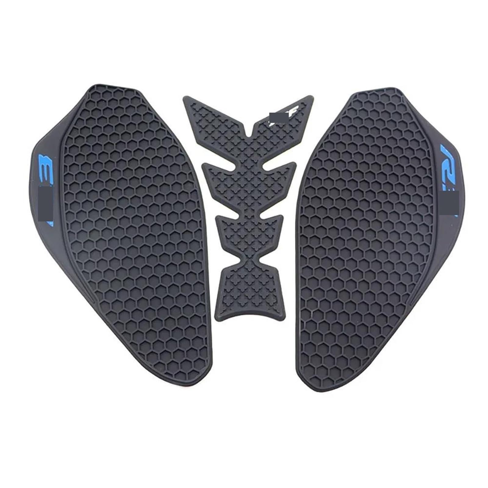 HJTEDHE Motorcycle Tankpad Motorrad-Seiten-Tankpad-Schutzaufkleber, Aufkleber, Kniegriff-Tank-Traktionspads Für Ya&ma&ha R3 2019-2023 Tankpad Motorrad Lackschutz Aufkleber(3) von HJTEDHE