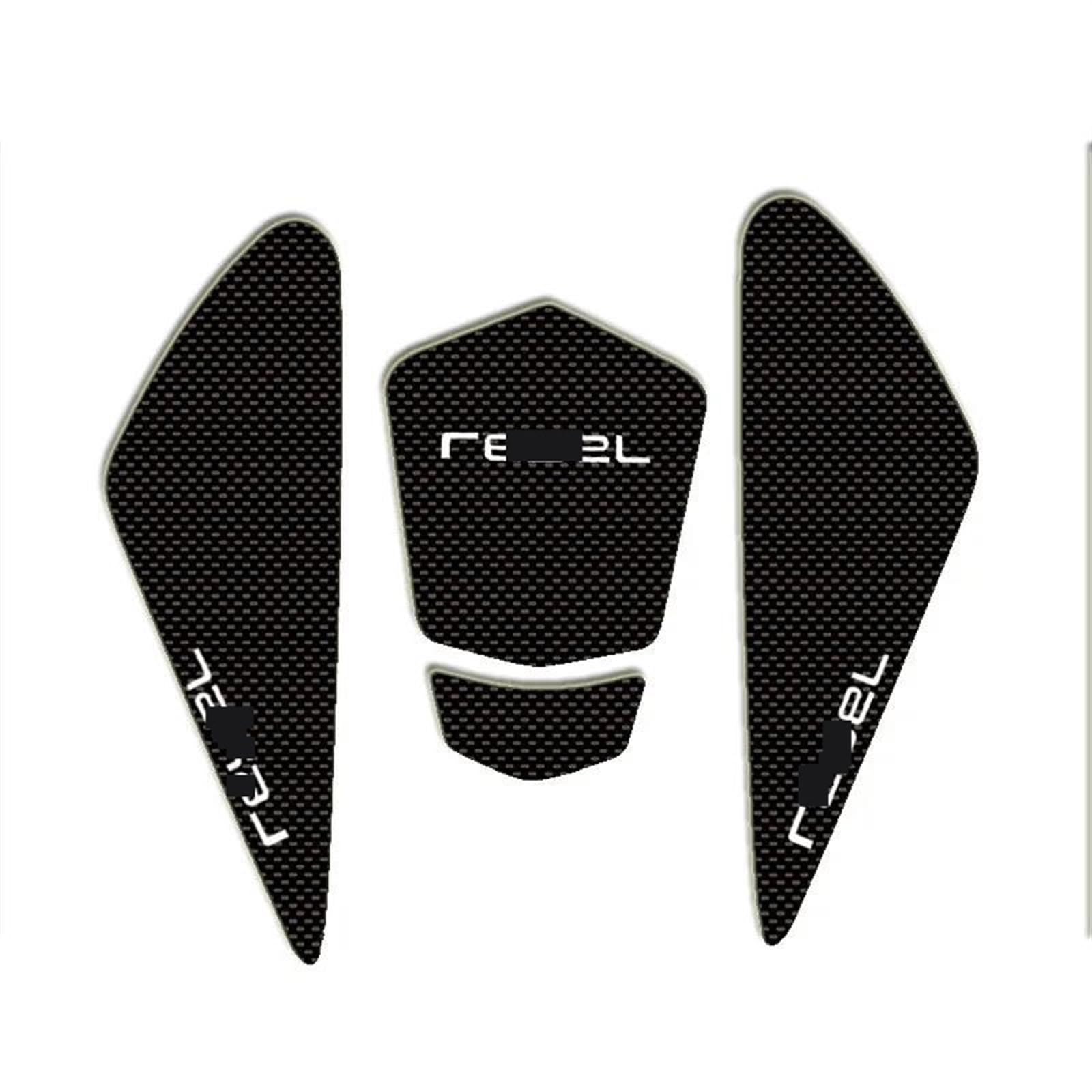 HJTEDHE Motorcycle Tankpad Motorradzubehör Gastank Schützen Aufkleber Tankdeckel Abdeckung Pad Für REBEL500 300 CMX 500 300 Tankpad Motorrad Lackschutz Aufkleber(22) von HJTEDHE