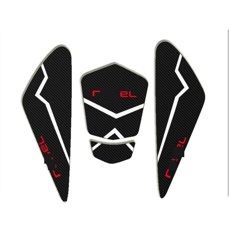 HJTEDHE Motorcycle Tankpad Motorradzubehör Gastank Schützen Aufkleber Tankdeckel Abdeckung Pad Für REBEL500 300 CMX 500 300 Tankpad Motorrad Lackschutz Aufkleber(27) von HJTEDHE