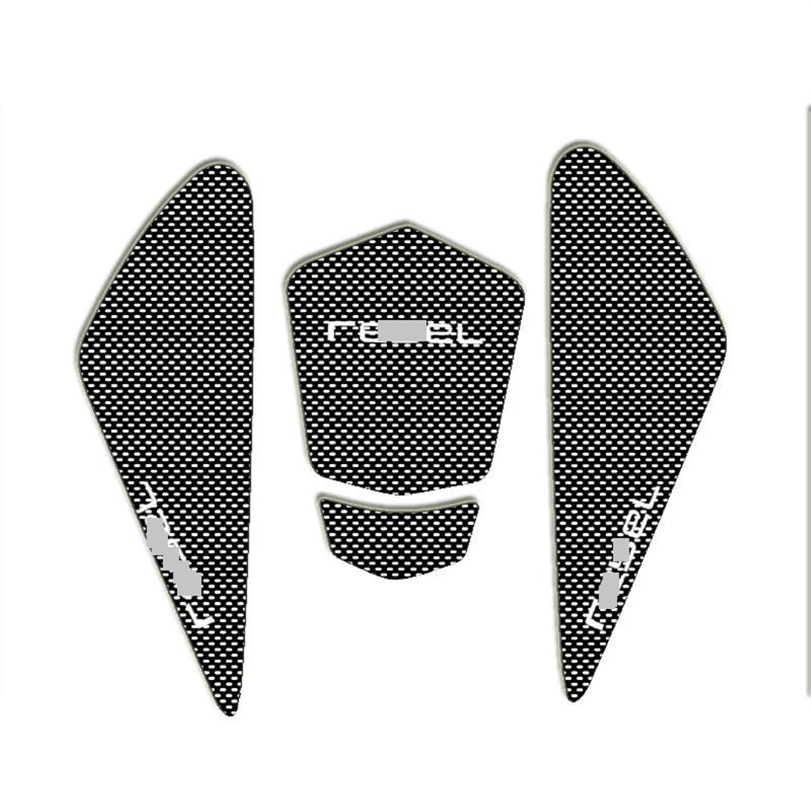 HJTEDHE Motorcycle Tankpad Motorradzubehör Gastank Schützen Aufkleber Tankdeckel Abdeckung Pad Für REBEL500 300 CMX 500 300 Tankpad Motorrad Lackschutz Aufkleber(30) von HJTEDHE