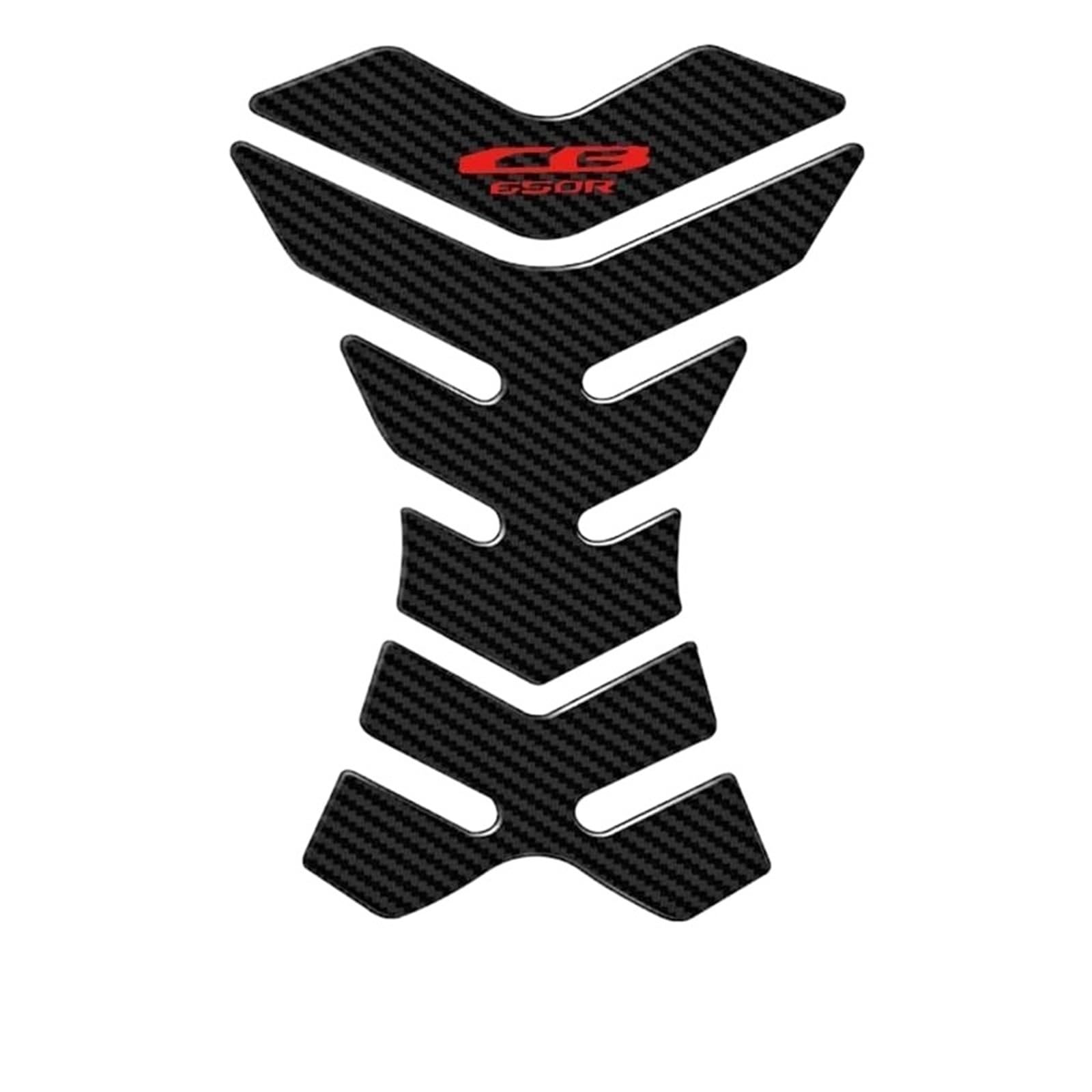 HJTEDHE Motorcycle Tankpad Tankpad-Schutz, Motorradaufkleber, Kraftstoff-3D-Schutz, Emblem, Logo, Seitenabdeckung, Schriftart Für CB650R 2018 2019 2020 Tankpad Motorrad Lackschutz Aufkleber(1) von HJTEDHE