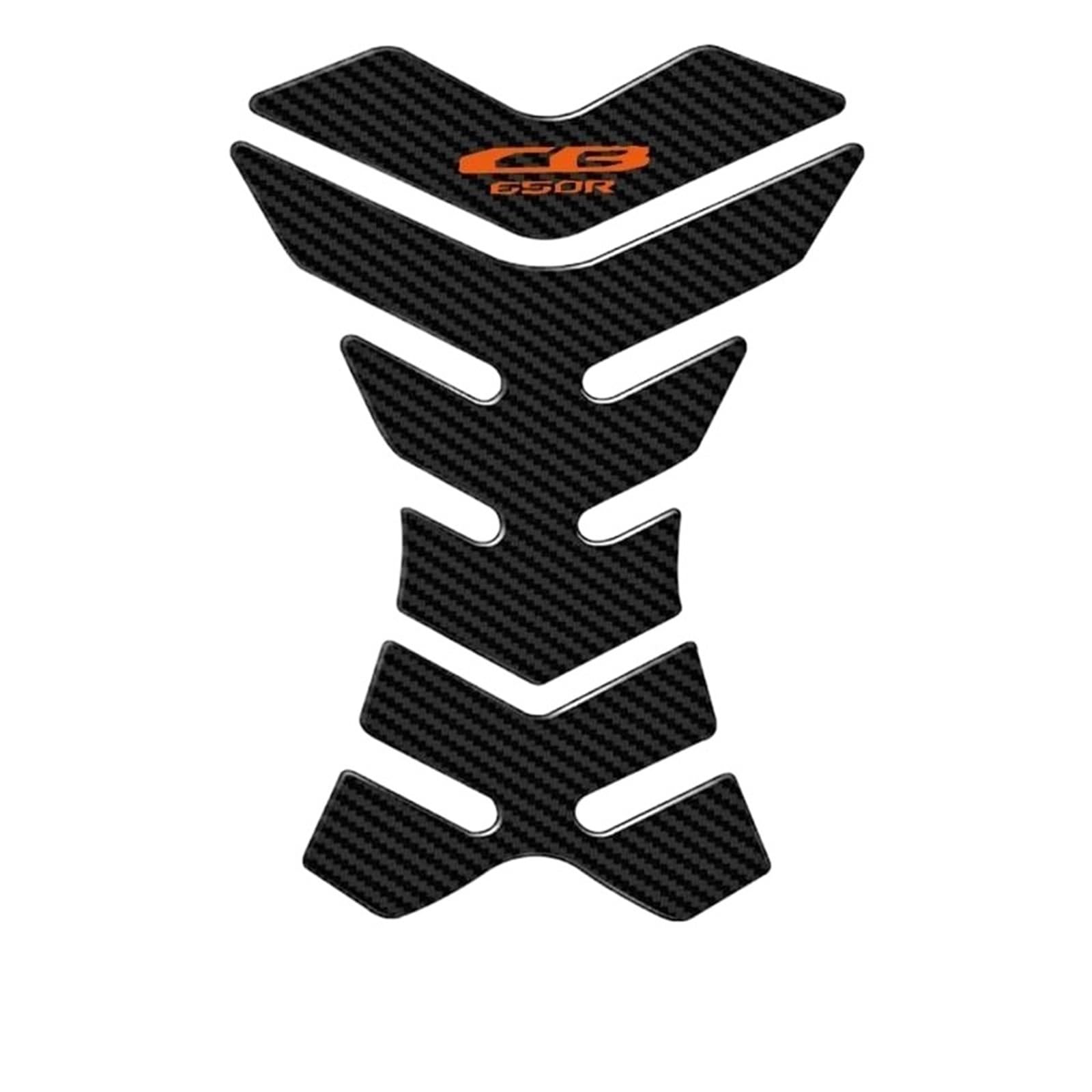 HJTEDHE Motorcycle Tankpad Tankpad-Schutz, Motorradaufkleber, Kraftstoff-3D-Schutz, Emblem, Logo, Seitenabdeckung, Schriftart Für CB650R 2018 2019 2020 Tankpad Motorrad Lackschutz Aufkleber(6) von HJTEDHE