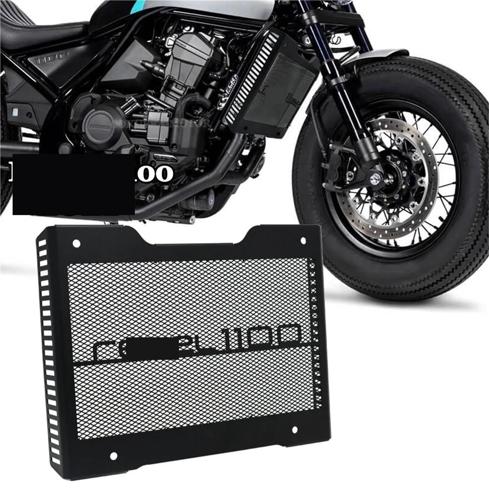 HJTEDHE Motorrad Kühlergrill Motorrad Kühlergrill Grill Schutz Schutz Abdeckung Für Rebel 1100 CMX 1100 2021 Kühlergrillschutzabdeckung(3) von HJTEDHE