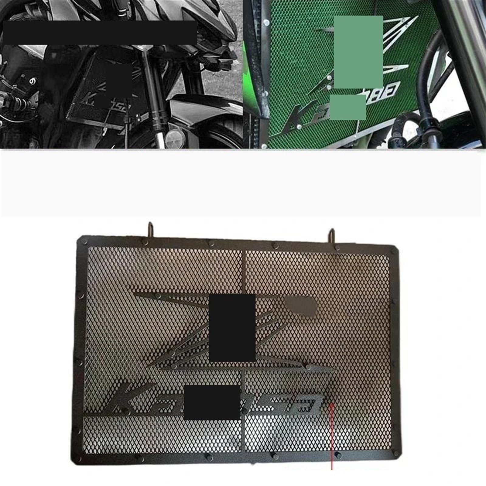 HJTEDHE Motorrad Kühlergrill Motorrad Kühlergrill Schutz Abdeckung Motor Kühler Schutz Für Kawasaki Für Z750 / Z800 Z1000 Z1000R Z1000SX 2010-2020 Kühlergrillschutzabdeckung(5) von HJTEDHE