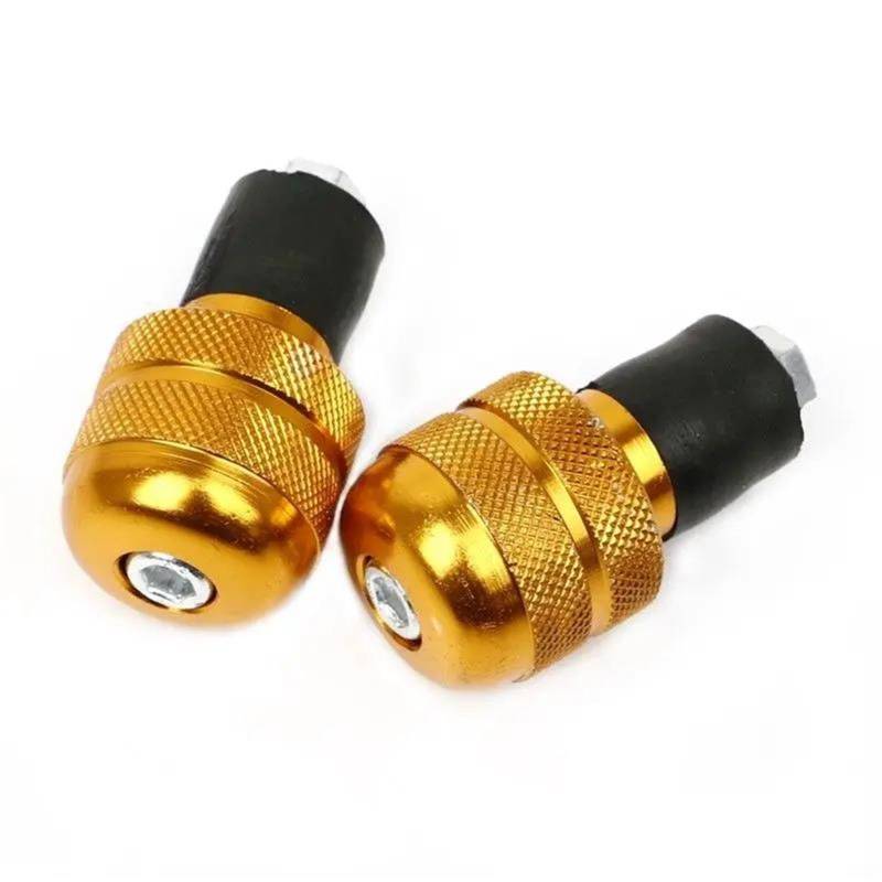 HJTEDHE Motorrad Lenker Endstopfen Motorrad Rennrad MTB Fahrrad Lenker Handgriffe Bar End Plugs 22mm Motor Lenker Gegengewicht Griffe Enden Anti Vibrations Lenker Endstopfen(2) von HJTEDHE